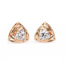 Triad Spark Stud Earrings - 0.7 cts