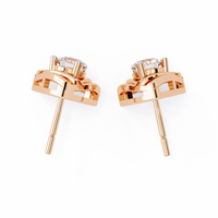 Triad Spark Stud Earrings - 0.7 cts