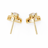 Triad Spark Stud Earrings - 0.7 cts
