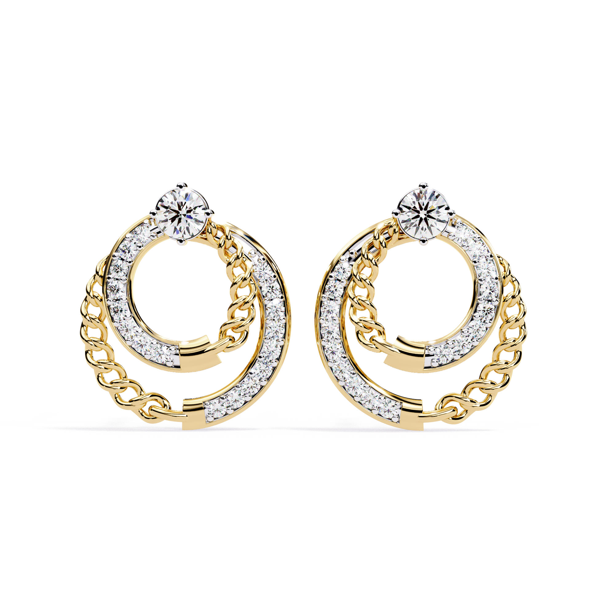 Helix Spark Stud Earrings