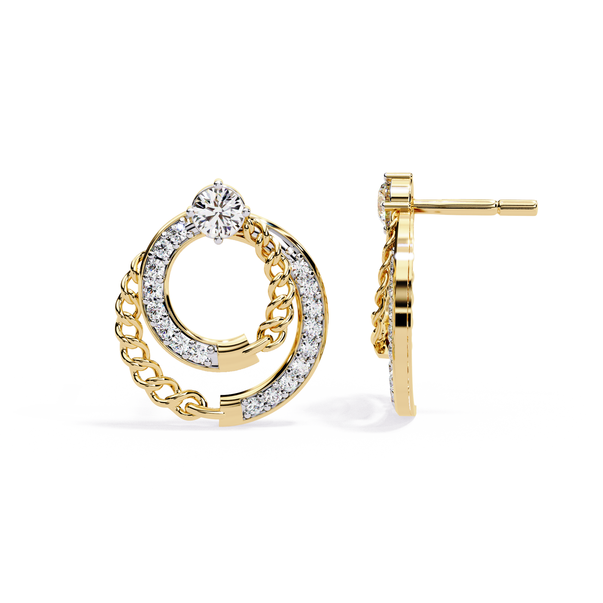 Helix Spark Stud Earrings