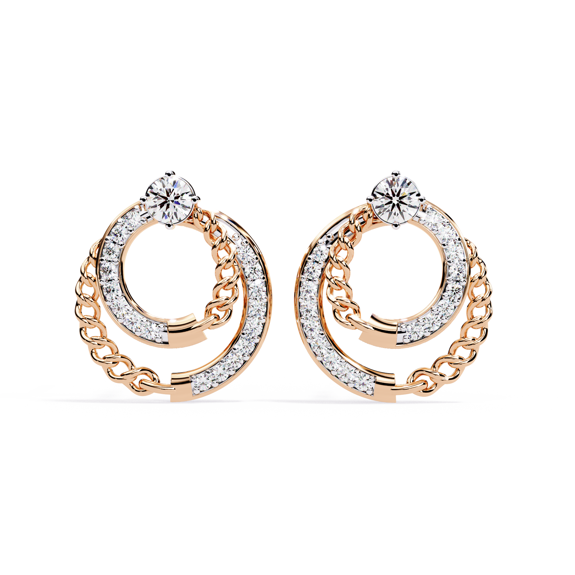 Helix Spark Stud Earrings