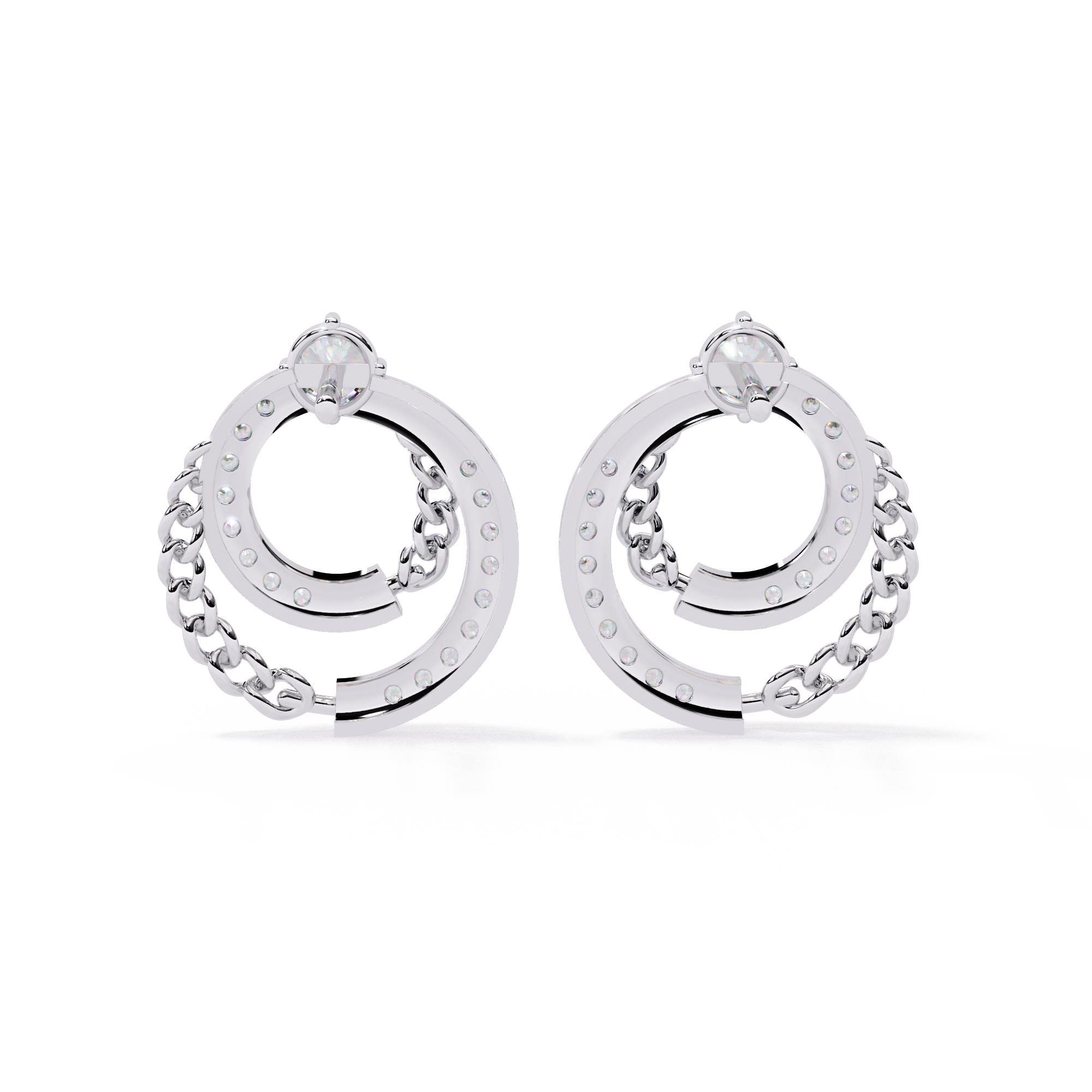 Helix Spark Stud Earrings