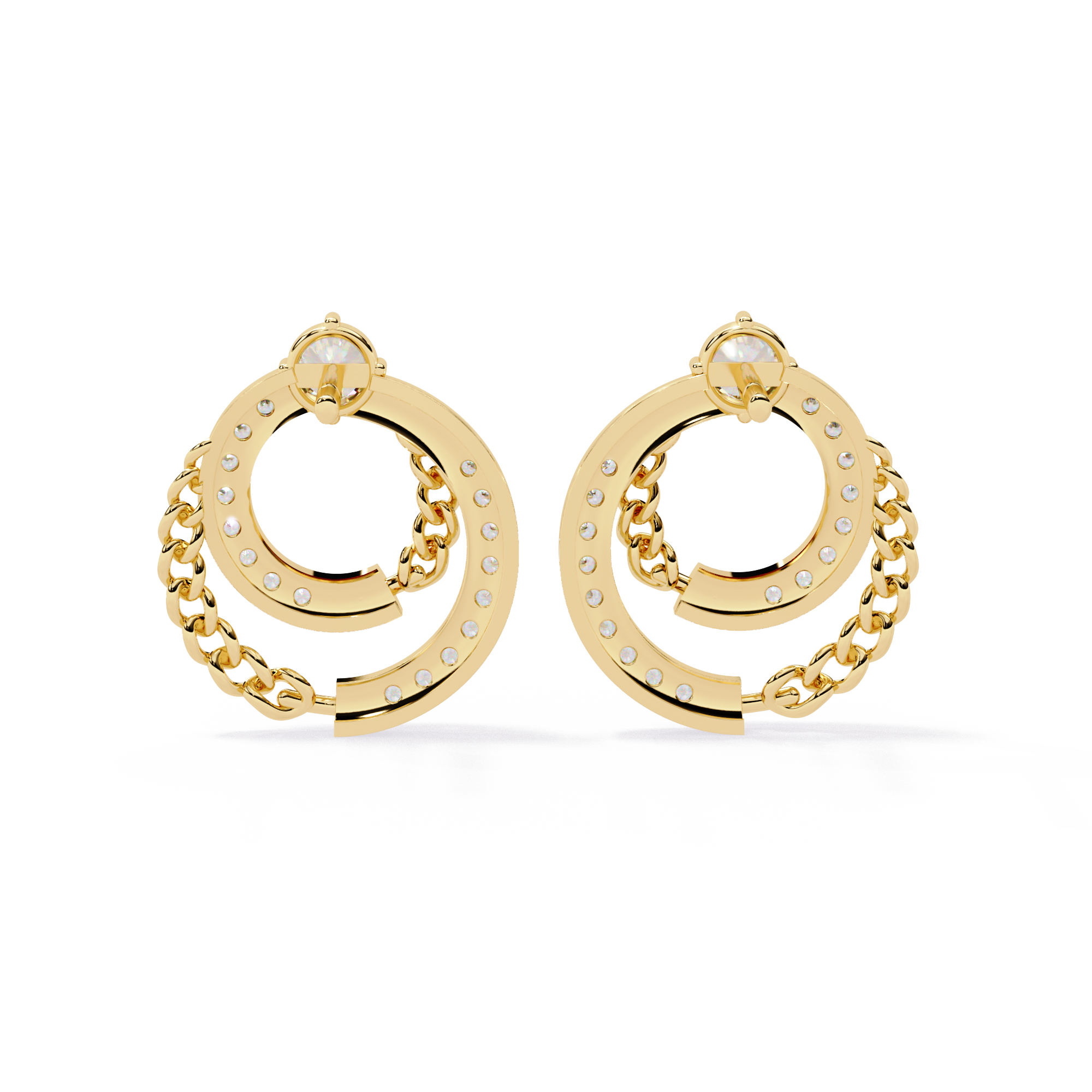 Helix Spark Stud Earrings