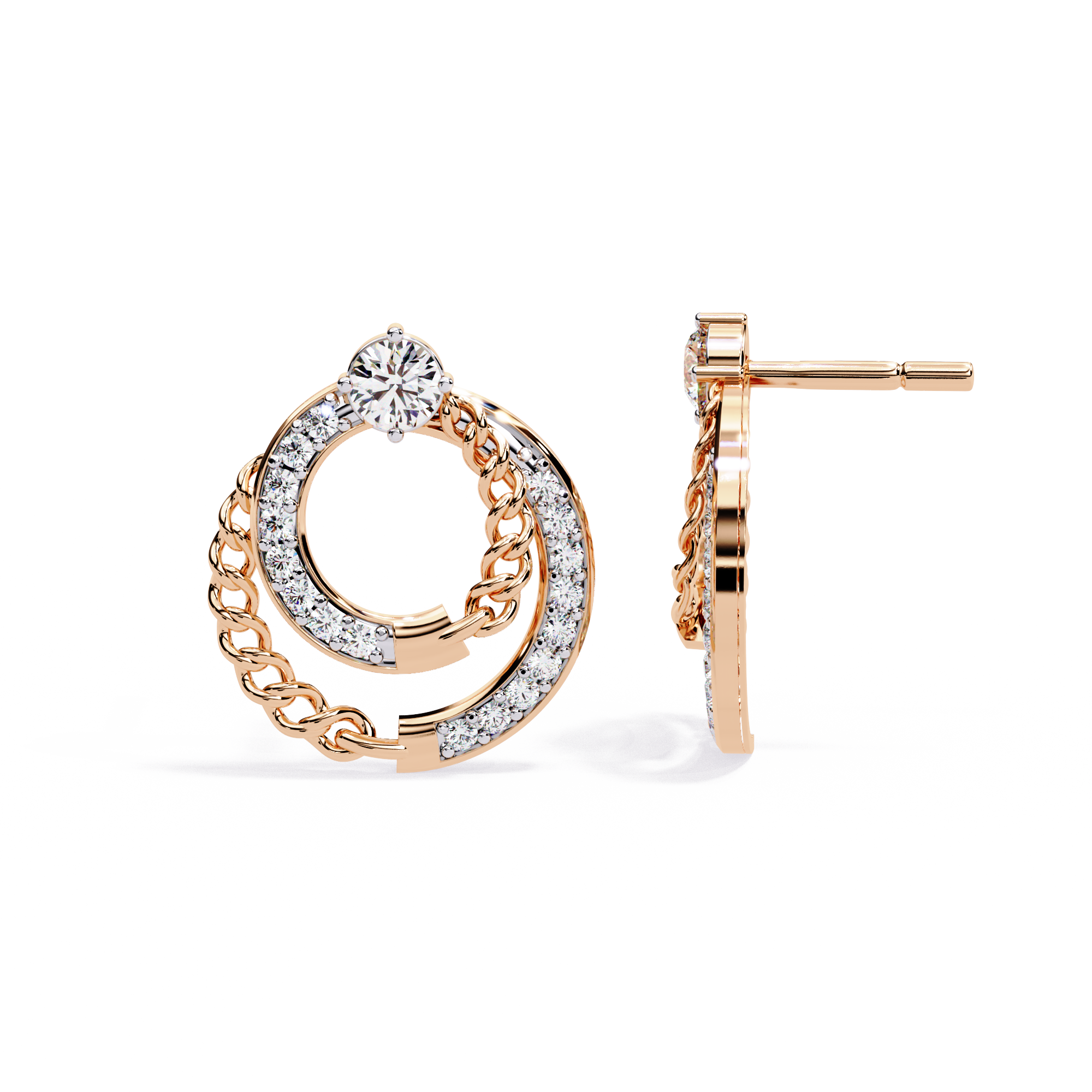 Helix Spark Stud Earrings