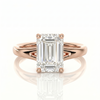 Split Band Ring - Emerald 0.5ct
