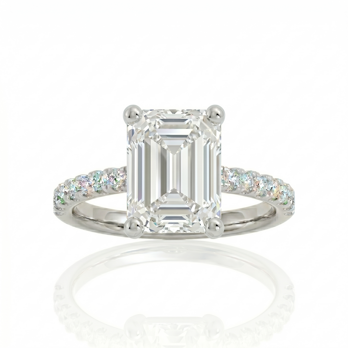 9 kt / White Gold / 7
