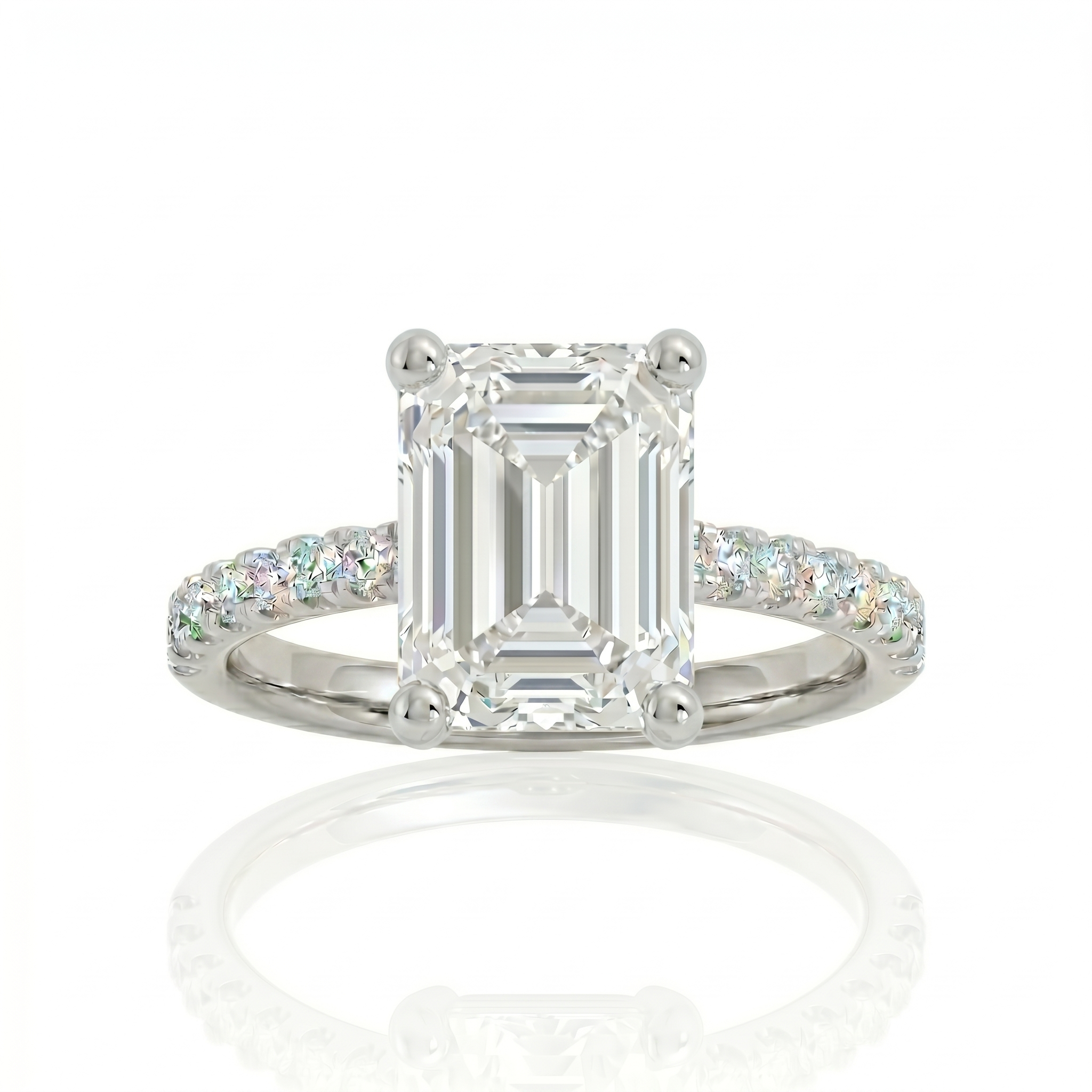 Elara Ring - Emerald 2ct