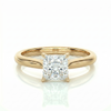 Classic solitaire ring - Princess 1ct