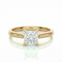 Classic solitaire ring - Princess 1.5ct