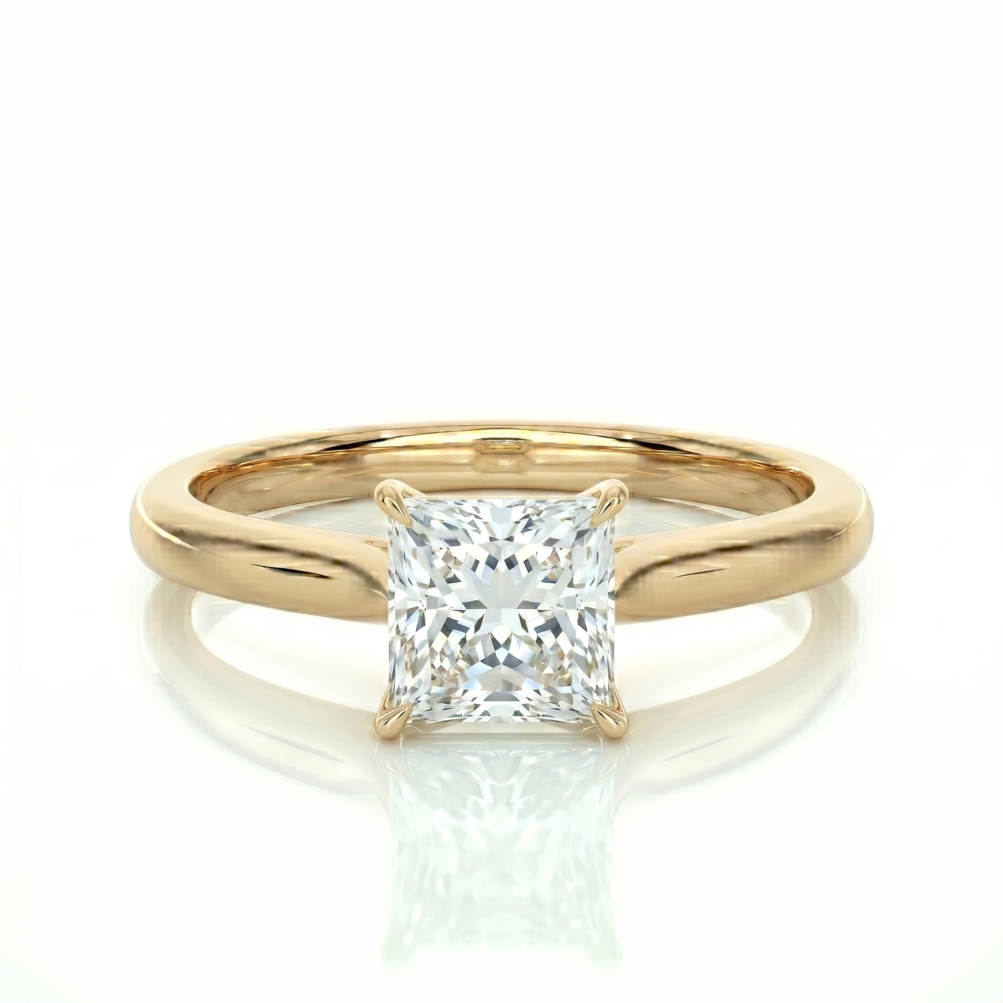 Classic solitaire ring - Princess 1.5ct