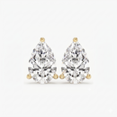 Pear Studs - Martini Setting