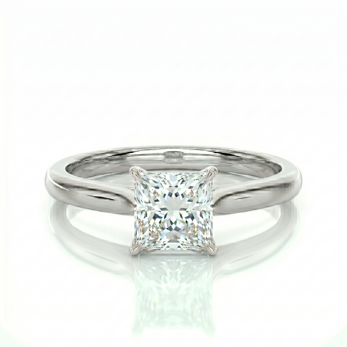 9 kt / White Gold / 7