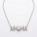 MOM Initial Necklace