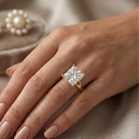 Split Band Ring - Princess 2ct
