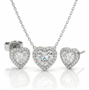Elara Heart Solitaire Set