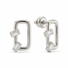 Baguette Link Studs