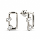 Baguette Link Studs