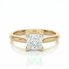 Classic solitaire ring - Princess 0.5ct