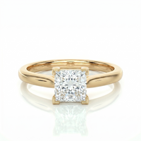 Classic solitaire ring - Princess 0.5ct
