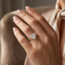 Split Band Ring - Heart 2ct