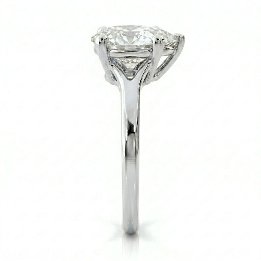 Split Band Ring - Pear 0.5 ct