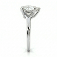 Split Band Ring - Pear 0.5 ct