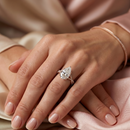 Twist Solitaire Ring - Pear 1.5ct