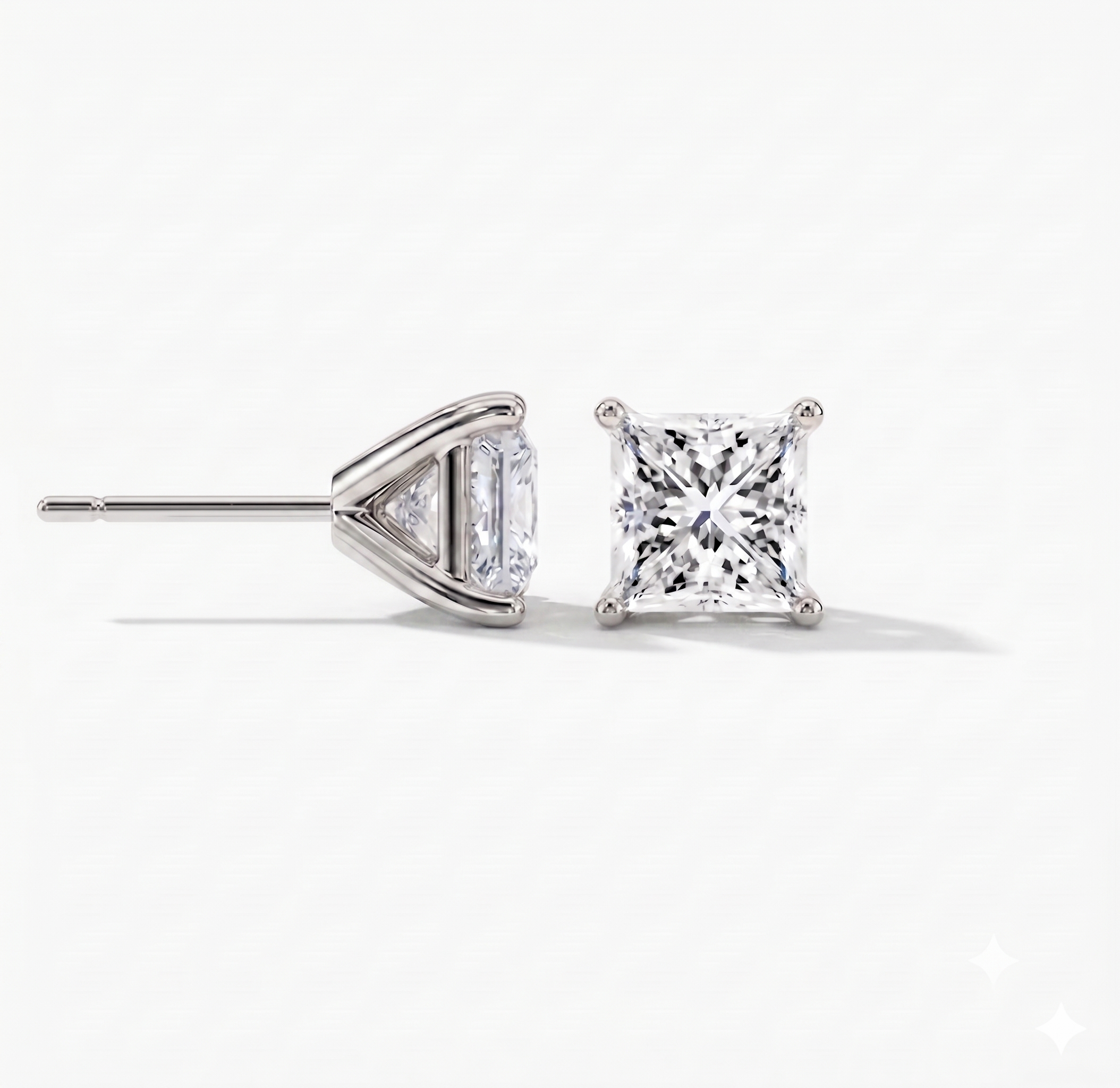 Princess Studs - Martini Setting