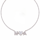 "MA" Heart Necklace
