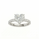 Elara Ring - Heart 1ct