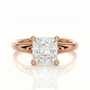 Split Band Ring- Princess 0.5ct