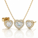 Elara Heart Solitaire Set