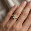 Split Band Ring - Emerald 1ct