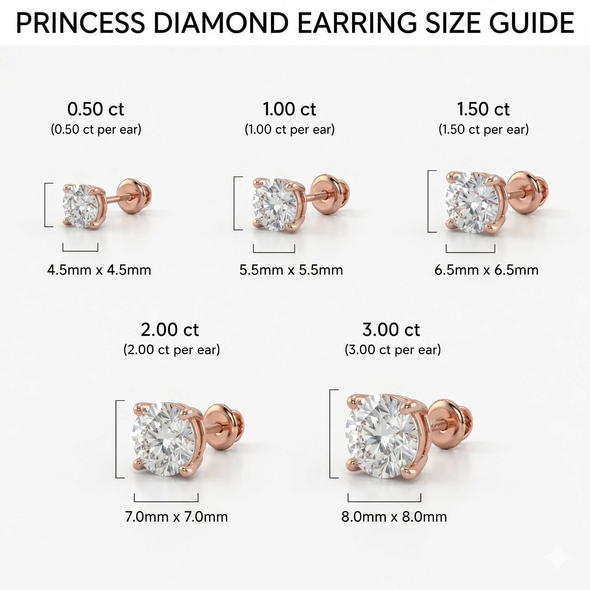 Round Studs - Basket setting