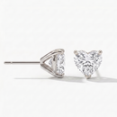 Heart Studs - Martini Setting