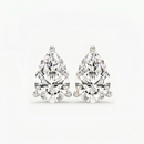 Pear Studs - Martini Setting