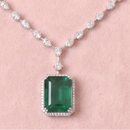 Emerald Path Drop Necklace