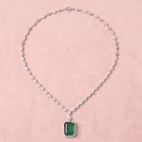 Emerald Path Drop Necklace