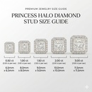 Princess Halo Studs - Basket Setting