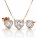 Elara Heart Solitaire Set