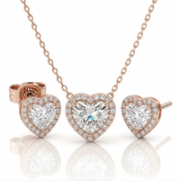 Elara Heart Solitaire Set