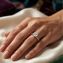 Twist Solitaire Ring - Round 1ct