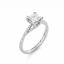 Twist Solitaire Ring - Princess 0.5ct