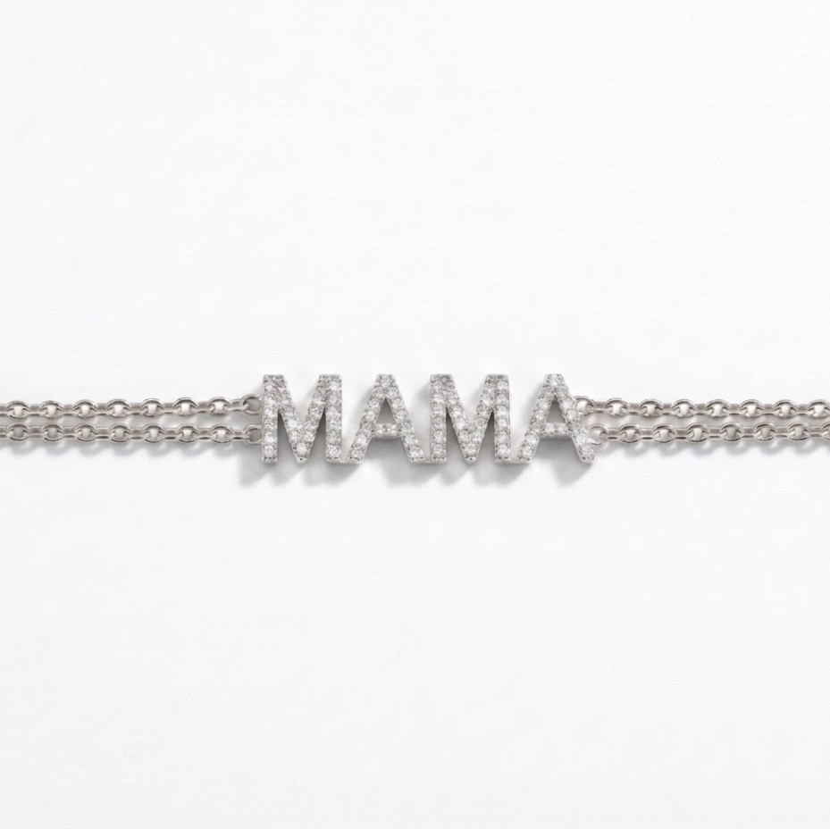 MAMA Double Chain Bracelet