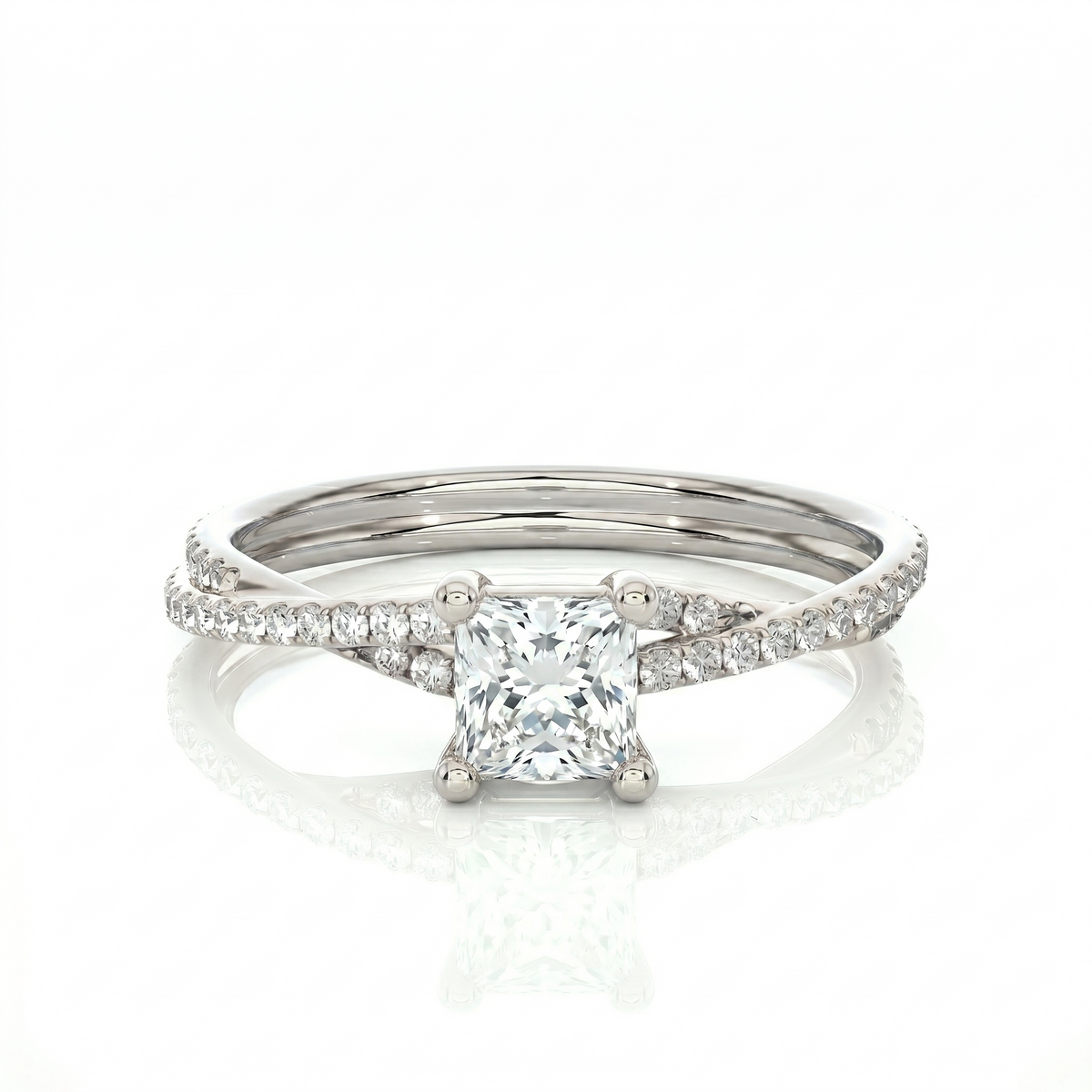 9 kt / White Gold / 7