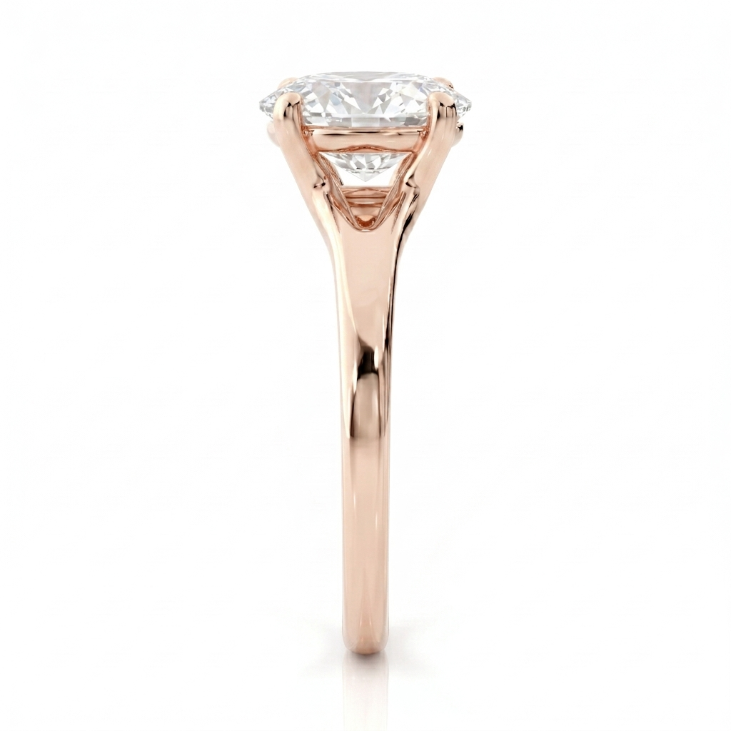Split Band Ring- Oval 2ct