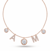 Diamond Initial Drop Necklace