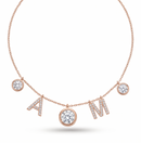 Diamond Initial Drop Necklace