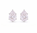 Pear studs - Crown setting